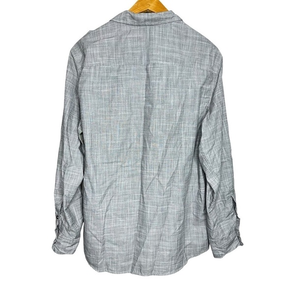 Rock & Republic Long Sleeve Button Front Easy Care Fabric Mens Shirt Size L - Picture 3 of 6